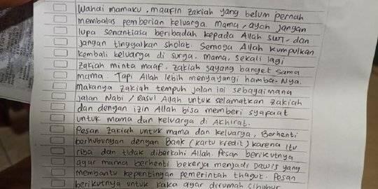 Polisi Temukan Surat Wasiat dari Rumah Penyerang Mabes Polri