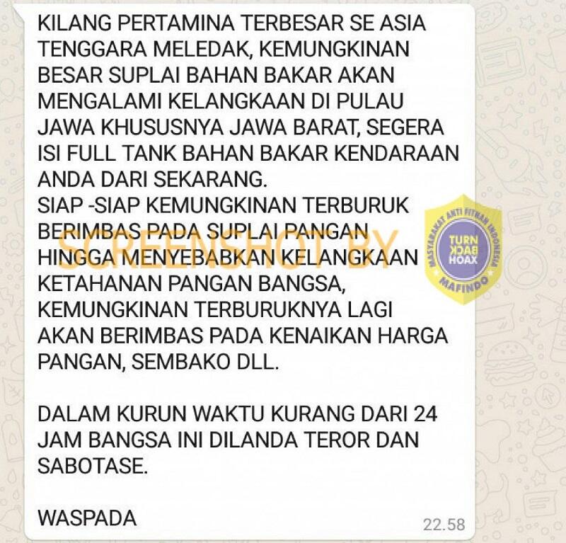 Kilang Balongan Terbakar, BBM Bakal Langka dan Harga Naik