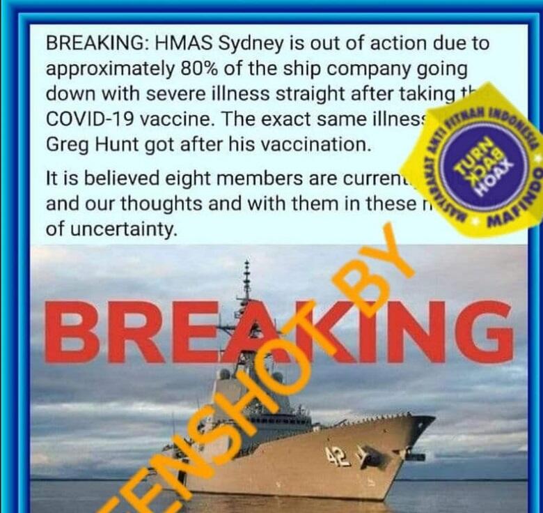 Tentara AL Australia Alami Gejala Berat Usai Divaksin COVID-19