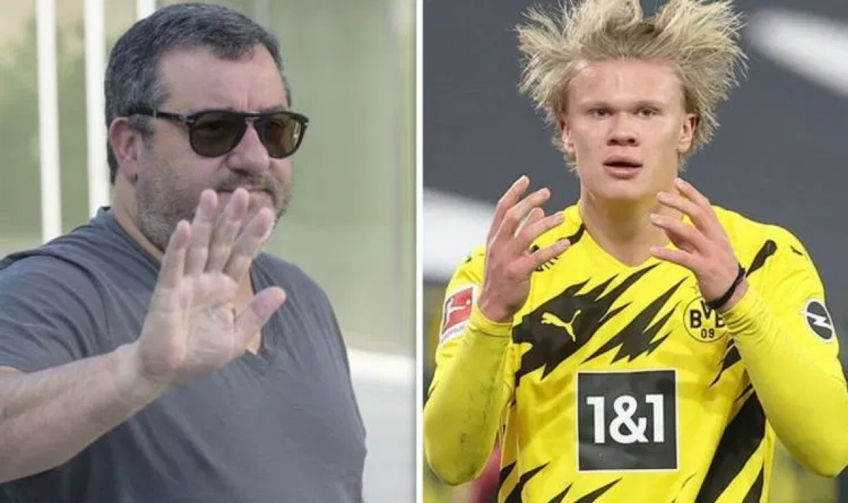 Mino Raiola, “Algojo” Penghalang Erling Haaland Gabung Duo Manchester!
