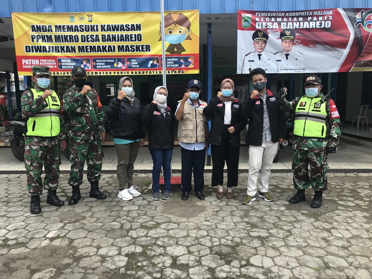 Peduli adanya Pandemic COVID 19, Mahasiswa UMM Adakan Operasi Yustisi Masker