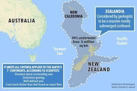 Zealandia, Benua Yang Hilang Dari Bumi