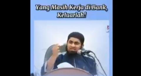 Ustaz Mufy Hanif Serukan Muslim Pegawai Bank Resign: Jangan Takut Lapar