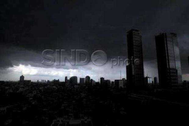 Hujan Intensitas Sedang-Lebat Guyur DKI Jakarta Hari Ini