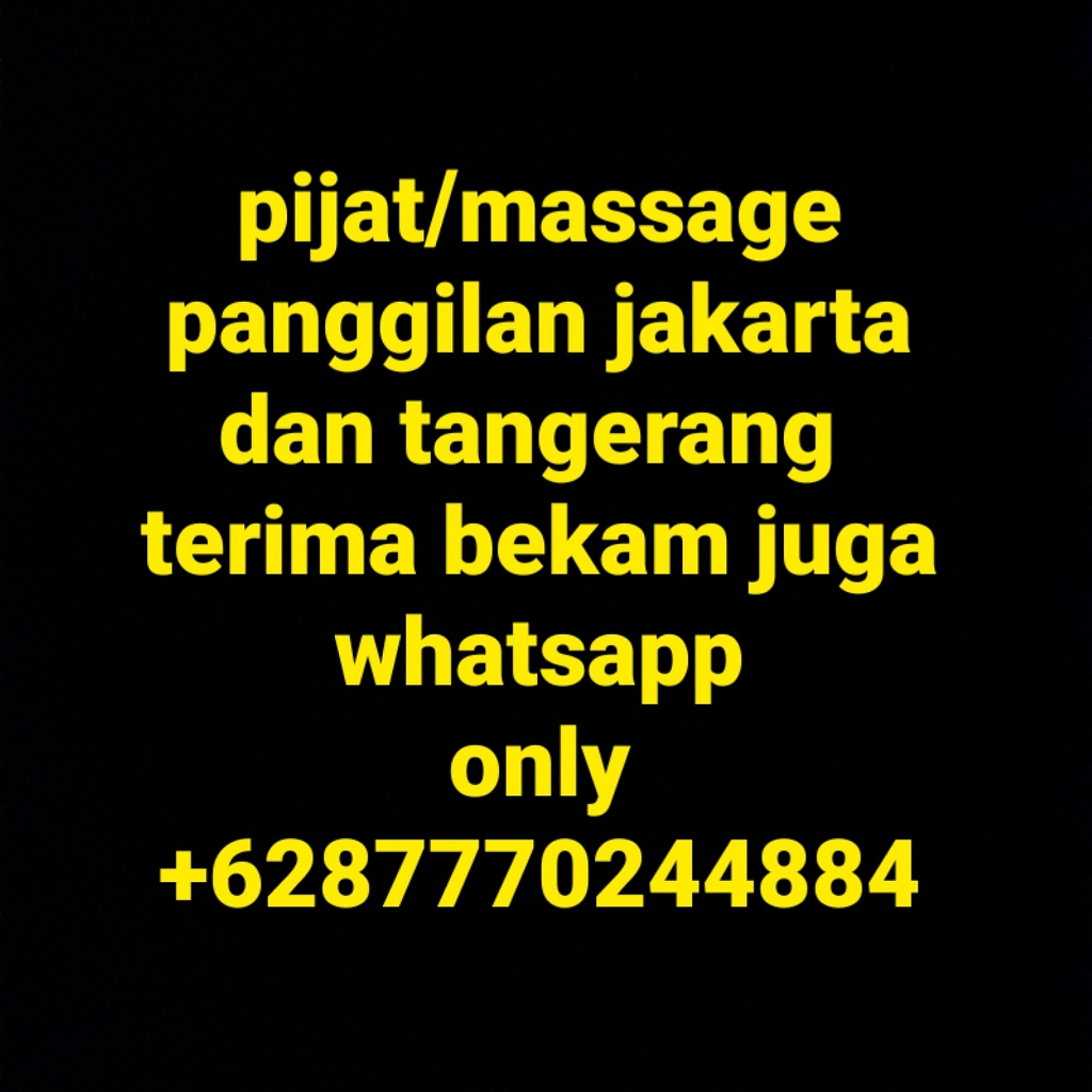 Massage Pijat Panggilan Jakarta Dan Tangerang