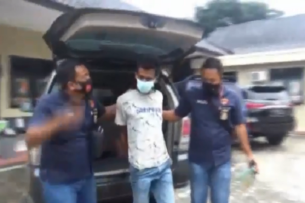 Viral Pemuda di Lampung Bakar Bendera Merah Putih, Polisi Amankan Pelaku