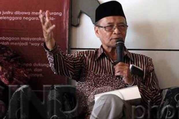 Syafii Maarif Minta Partai Politik Sungguh-Sungguh Membela Rakyat