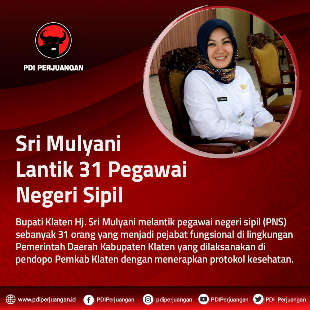 Sri Mulyani Lantik 31 Pegawai Negeri Sipil