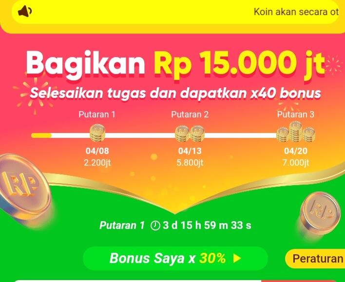 Hadiah 15 juta menantimu,Buruan Daftar