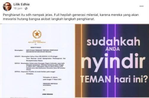 Awas!! Kemakan Hoax Keppres Darurat Keuangan Negara, Ini Faktanya
