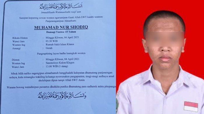 Tragedi Pilu di Ceper Klaten : Remaja Pamit Latihan Silat, Pulang Tinggal Jenazah