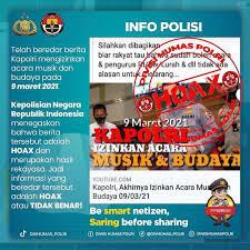 Hoaks Kapolri Ijinkan Acara Musik Dan Budaya Mulai Maret 2021, Cek Faktanya