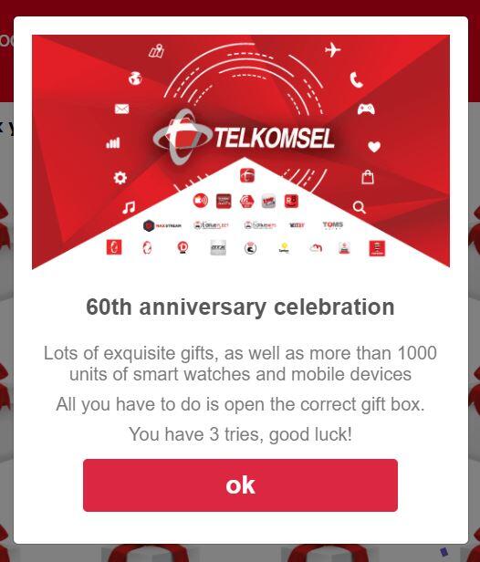 Rayakan Ulang Tahun ke-60 Telkomsel Adakan Program Berhadiah, Fakta atau Hoaks?