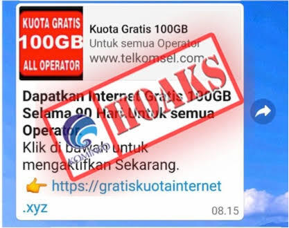 Beredar Link Tautan Pemberian Kuota Gratis dari Mendikbud, Hoax atau Fakta? Cek!