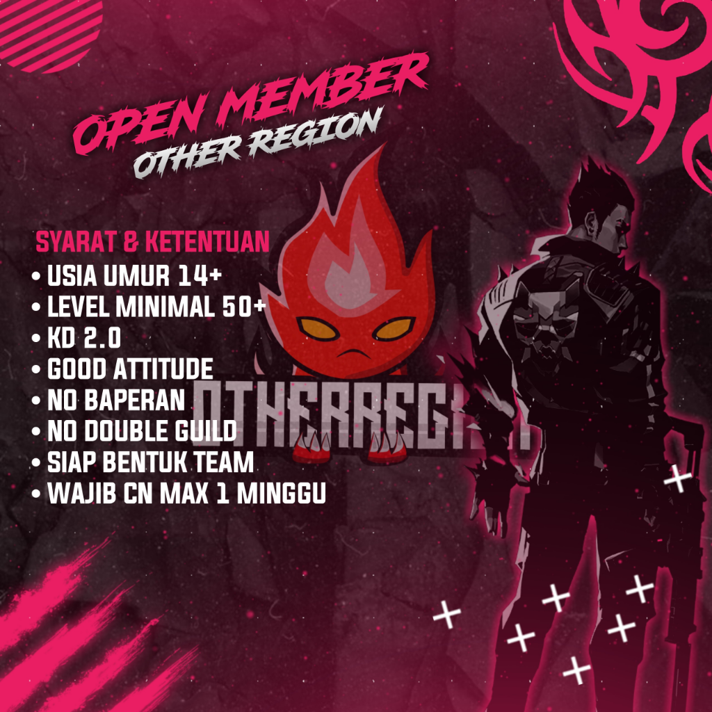 OPEN MEMBER GUILD FREE FIRE 2021