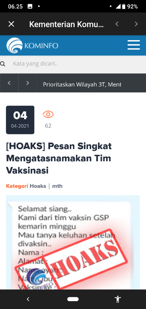 Geregetan Sama Hoax Undian Berhadiah Di Group Keluarga