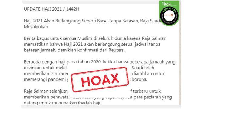 Waduh! Haji 2021 Dilangsungkan Tanpa Batasan, Benarkah?