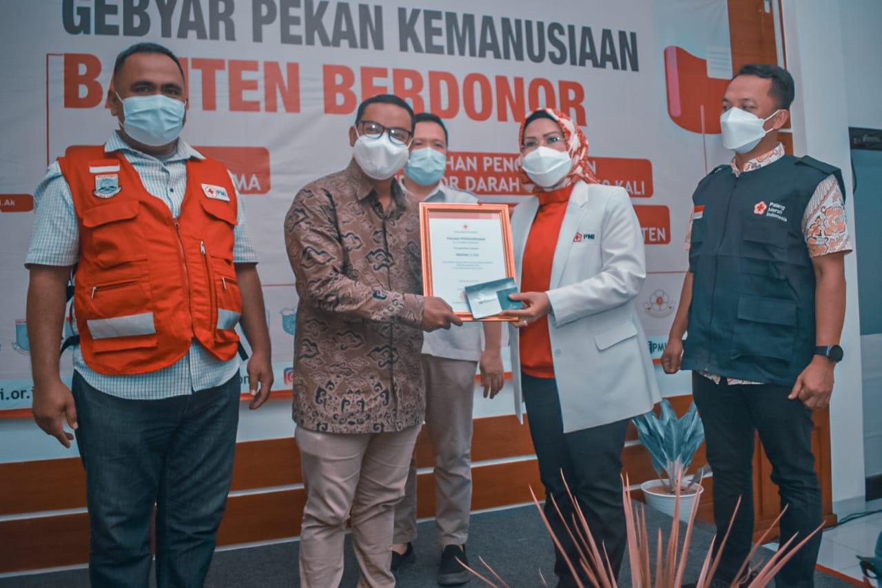 PMI Banten Berikan Penghargaan Kepada Pendonor