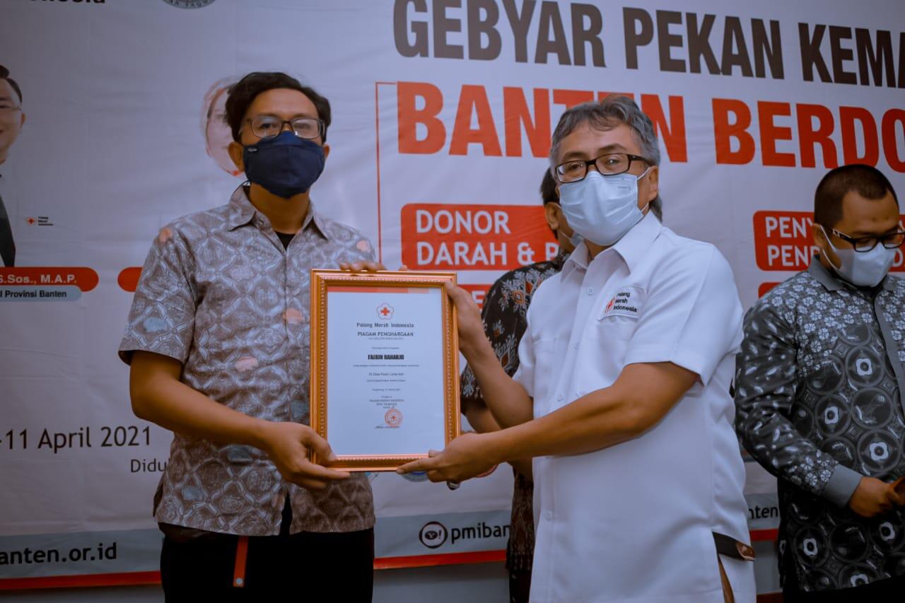 PMI Banten Berikan Penghargaan Kepada Pendonor