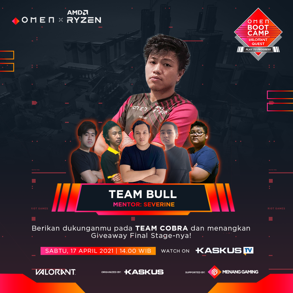 Tim Bull - TOP 8 OMEN BOOTCAMP VALORANT QUEST | Play To Progress