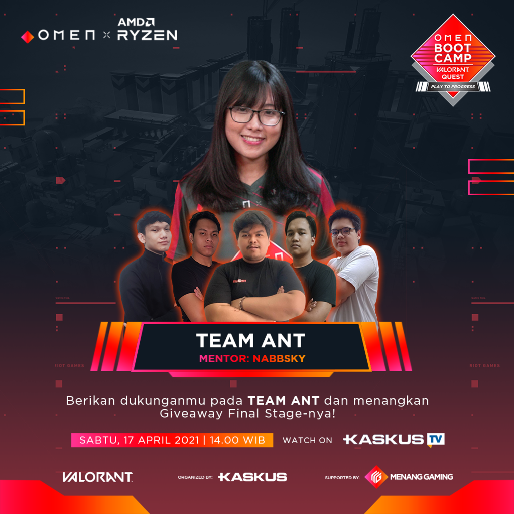 Tim Ant - TOP 8 OMEN BOOTCAMP VALORANT QUEST | Play To Progress