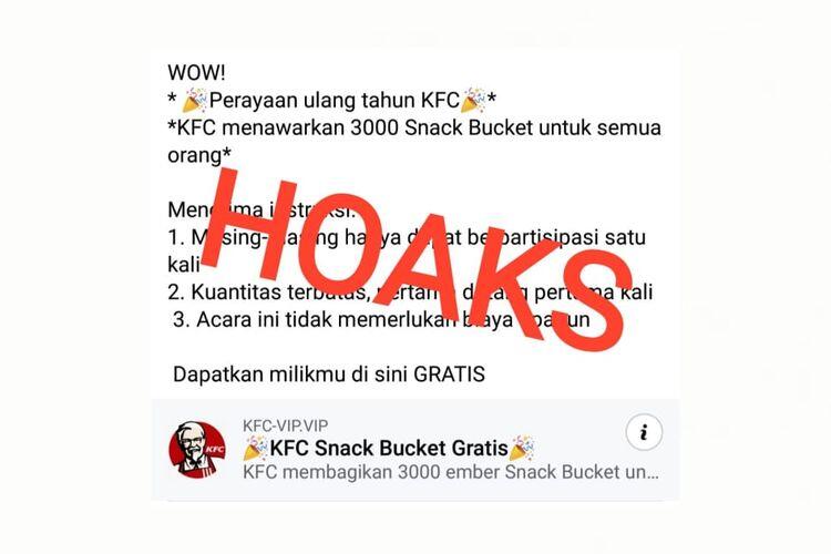 Berita Hoax KFC Meresahkan Masyarakat