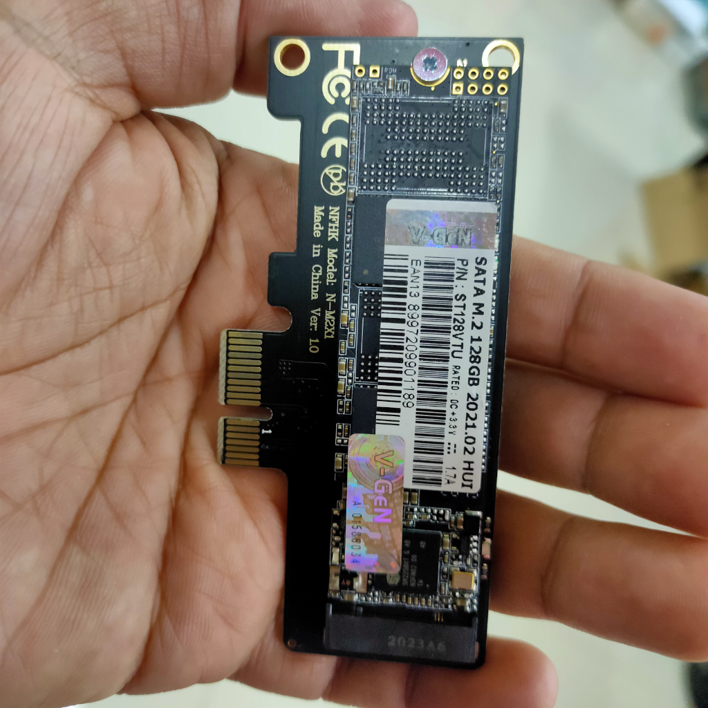 SSD M.2 pasang adapter PCIE tapi tidak Terdeteksi di BIOS, mohon Pencerahannya Agan2 