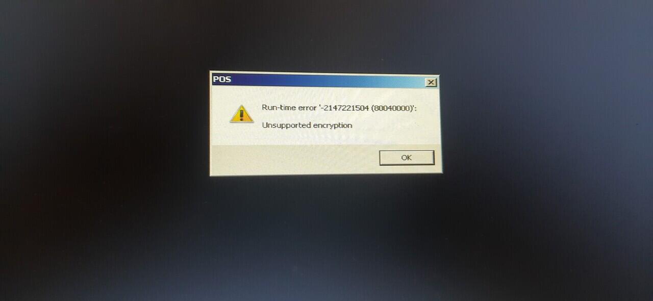 &#91;ASK&#93; run time error pada windows server 2008