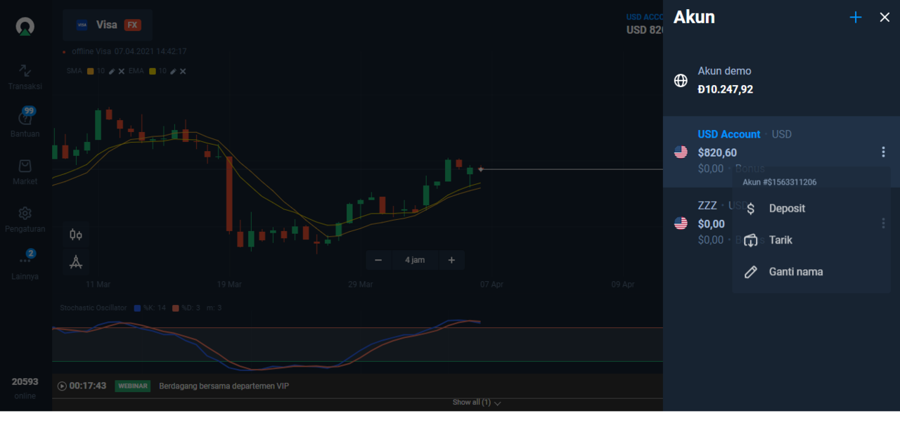 Olymp Trade Multi Accounts: Apa dan Bagaimana Cara Kerjanya?