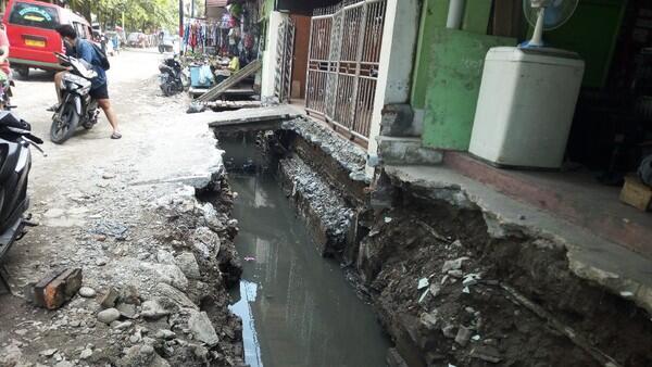 Sempat Dicek Bobby, Parit Penyebab Banjir Medan Belum Selesai Diperbaiki