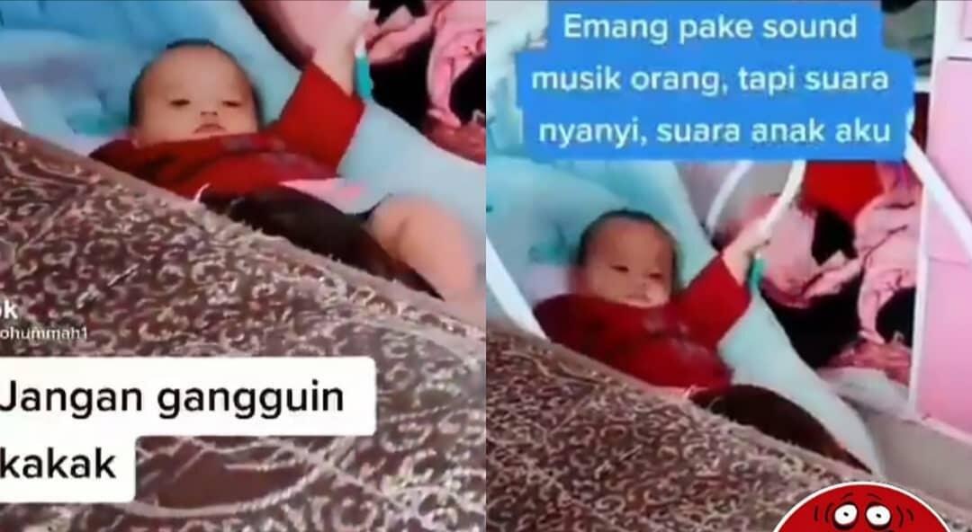 Capek Nidurin Adik, Gadis Kecil ini Ganti Lirik Lagu Nina Bobo, Isinya Bikin Ngakak!