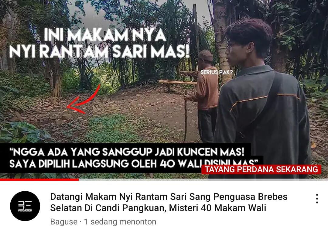 Datangi Makam Nyi Rantamsari Sang Penguasa Brebes Selatan Di Candi Pangkuan