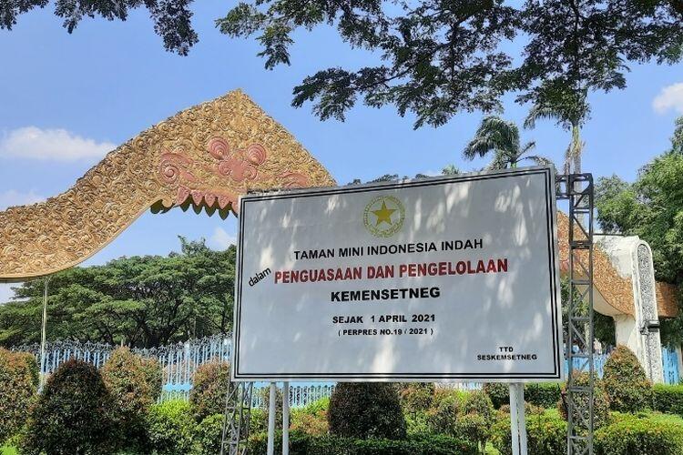 Pengambil-alihan Taman mini Indonesia Indah (TMII) Oleh RI1 Adalah Hoax Belaka