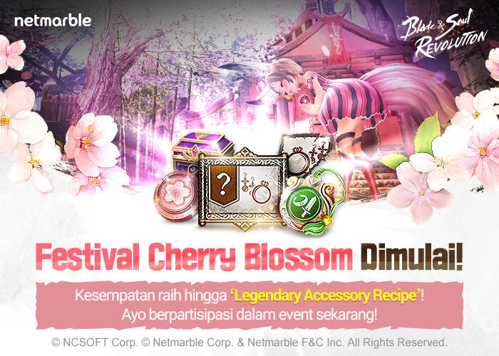  Festival Cherry Blossom &amp; 1-Player Dungeon Hadir di Blade&amp;Soul Revolution