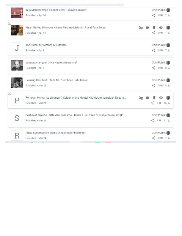 Review Blog Opini (tolong gan, Threadpost banyak, pengunjung sepi)