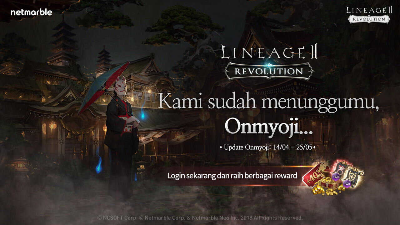 Yokai Valley “Event Onmyoji” Update Mendebarkan Terbaru Lineage2 Revolution