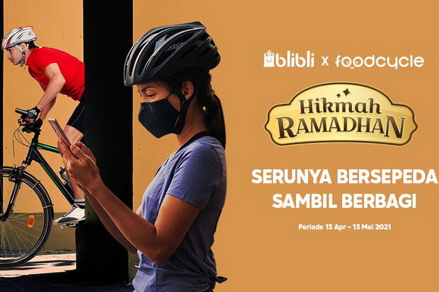 Gowes Berbagi Kebaikan, Blibli Ajak Berdonasi dengan Cara Seru