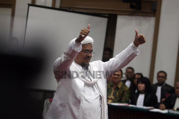 Sidang Habib Rizieq Hari Ini , 15 Saksi Akan Diperiksa