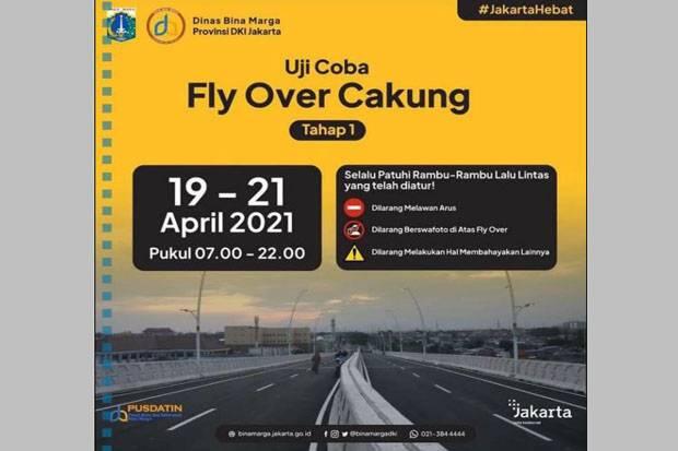 Flyover Cakung Diuji Coba Hari Ini, Pemprov DKI Imbau Motor Tak Lawan Arus