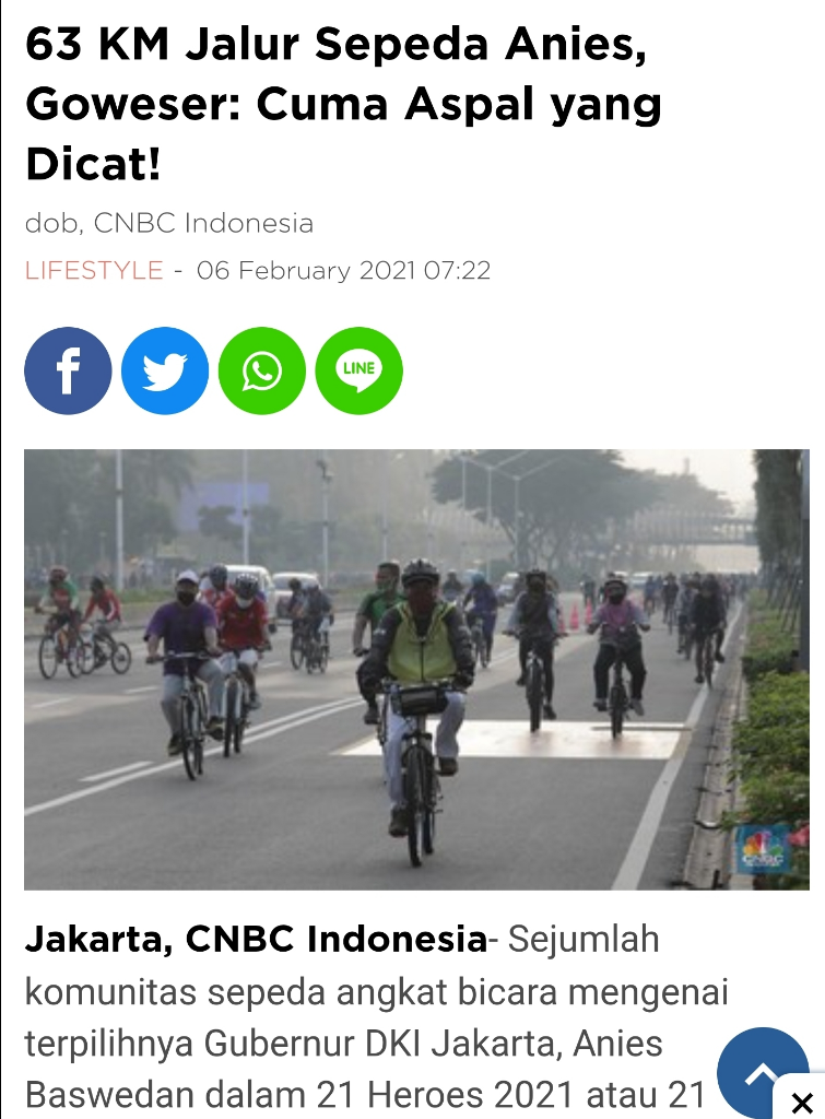 Disentil Soal Kinerja Baik Anies, DS:Jokowi Kerja Proyek Besar Tak Perlu Tepuk Tangan