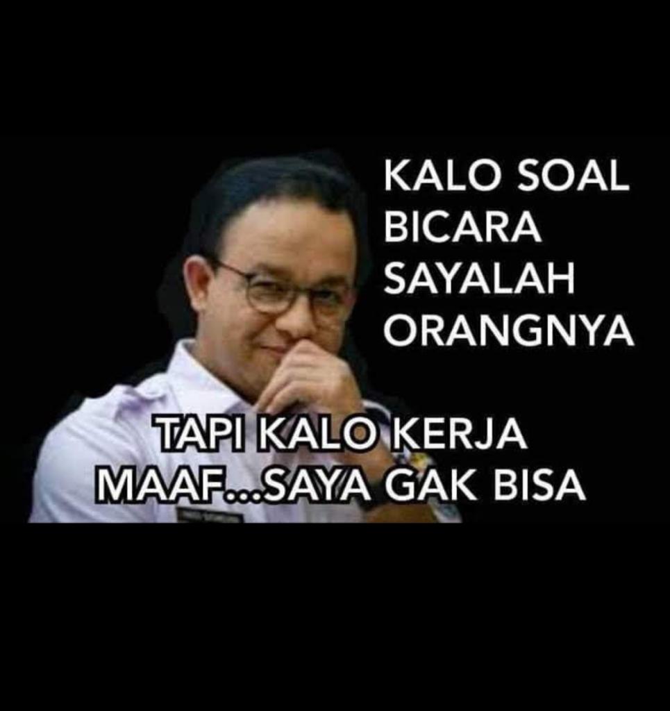 Disentil Soal Kinerja Baik Anies, DS:Jokowi Kerja Proyek Besar Tak Perlu Tepuk Tangan