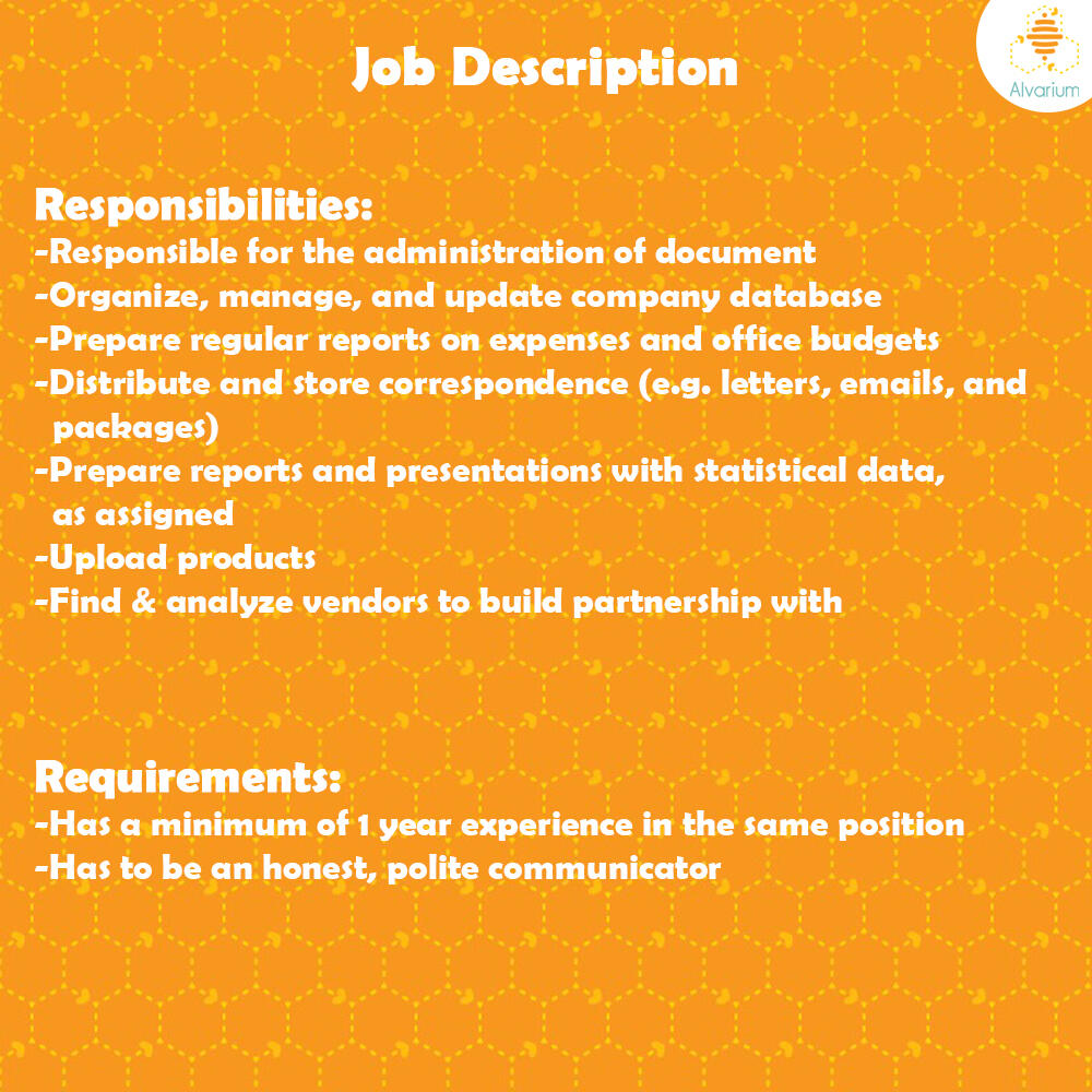 Lowongan Office Administrator