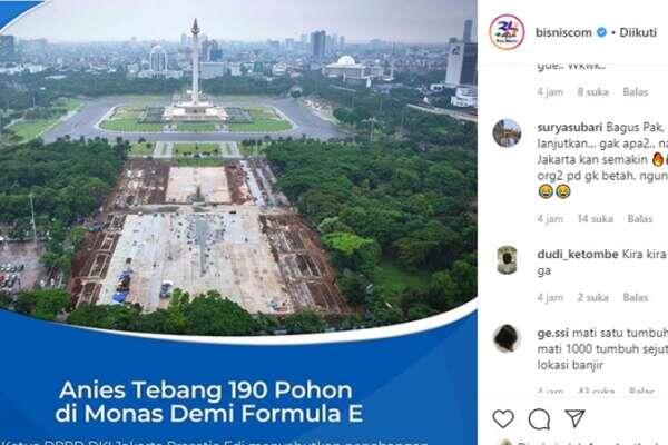 Anies Terbitkan Pergub Atur Perlindungan Pohon