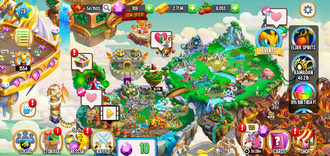 Dragon City! Game Yang Penuh Dengan Banyak Naga!