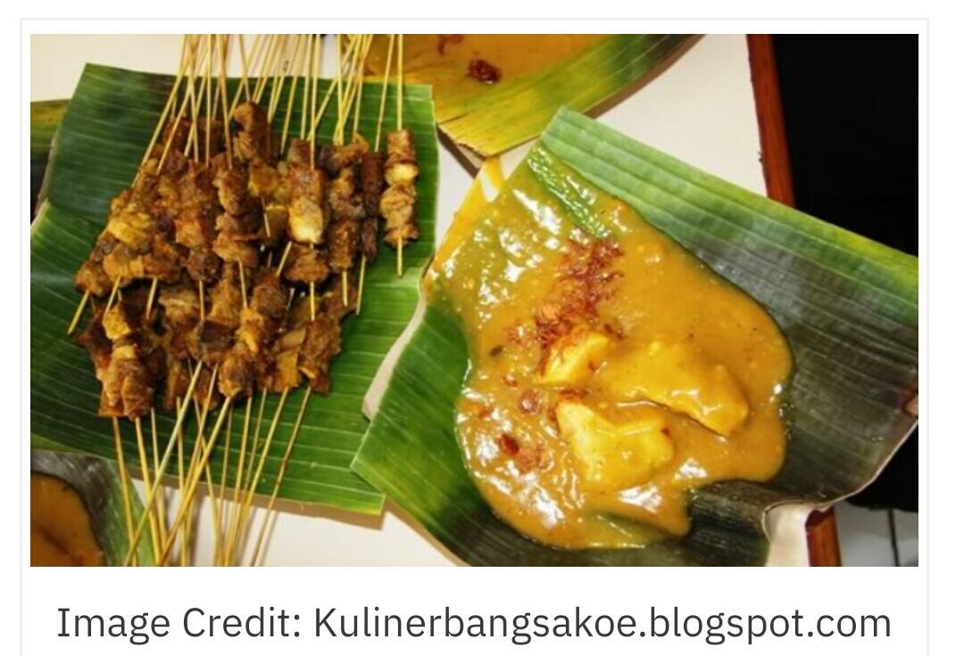 Sate Mak Syukur Padang Panjang Yang Legendaris