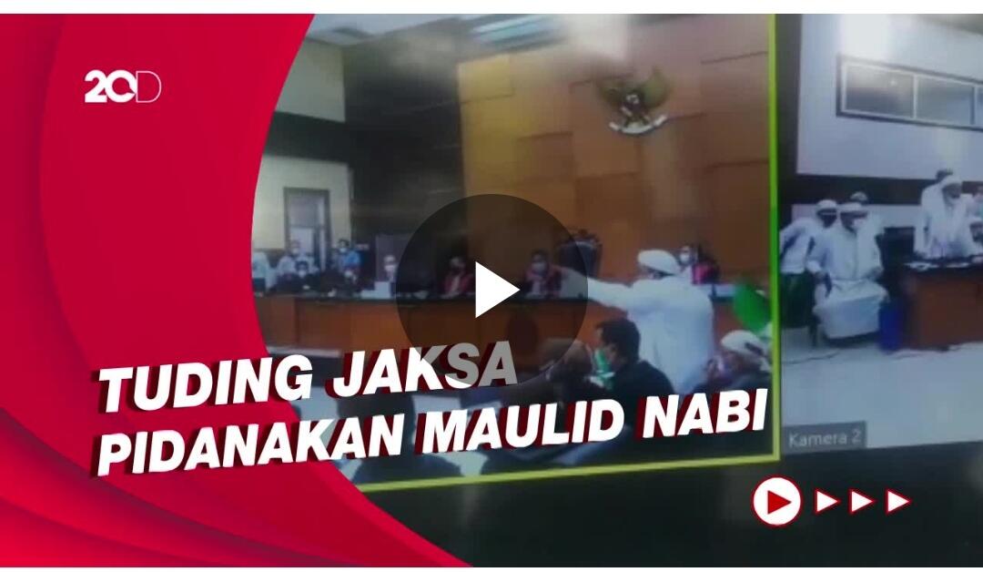 Habib Rizieq Debat Jaksa: Anda Pidanakan Maulid Nabi!