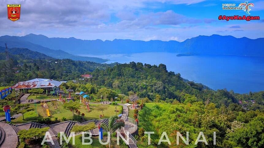 Ambun Tanai, Tempat Asik Ngabuburit Sambil Melihat Alam Danau Maninjau