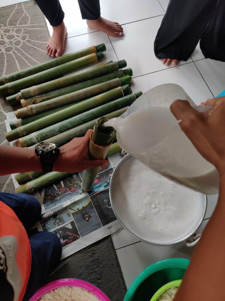 Tradisi Munggahan 'Lemang' Bakar, Menyambut Ramadan Dengan Kesederhanaan