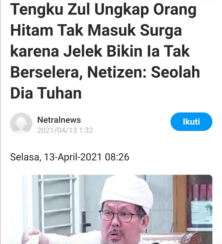 Ustaz Abdul Somad Akan Nikahi Gadis 19 Tahun, Denny Siregar Beri Sindiran