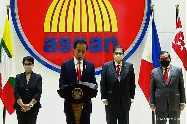 Jokowi Ingin Militer Myanmar Berkomitmen Stop Kekerasan dan Bebaskan Tahanan Politik